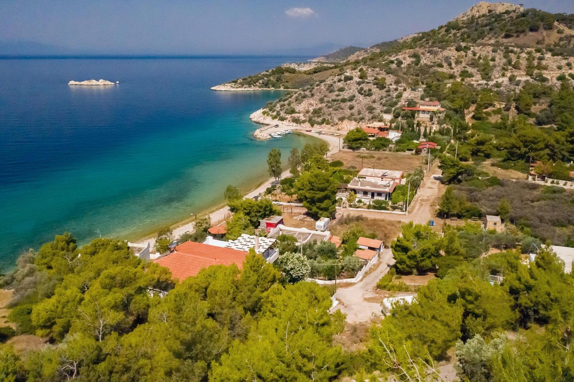 Saronic Seafront Villa Саламис Екстериор снимка