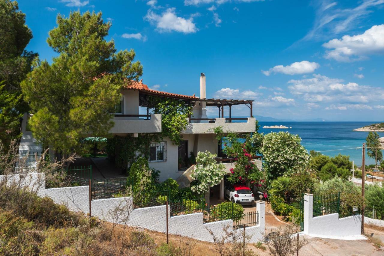 Saronic Seafront Villa Саламис Екстериор снимка